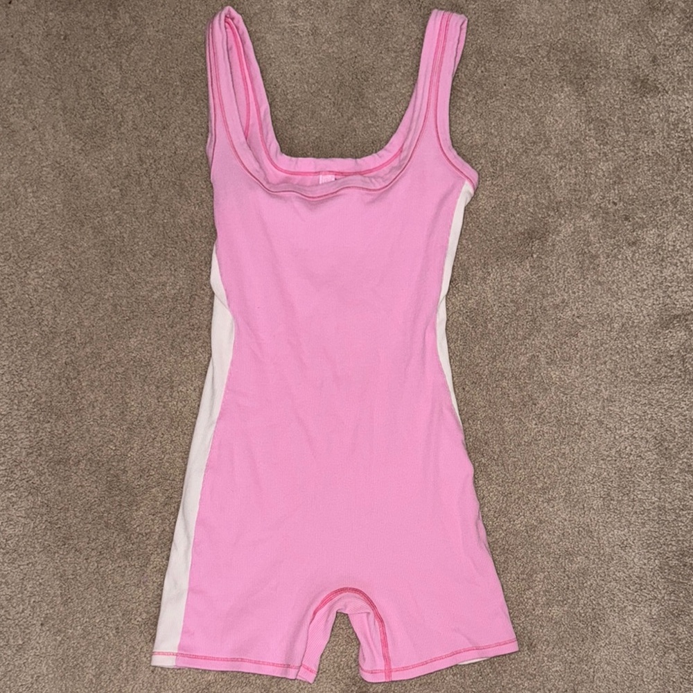 Skims Pink Sleeveless Women's Bodysuit